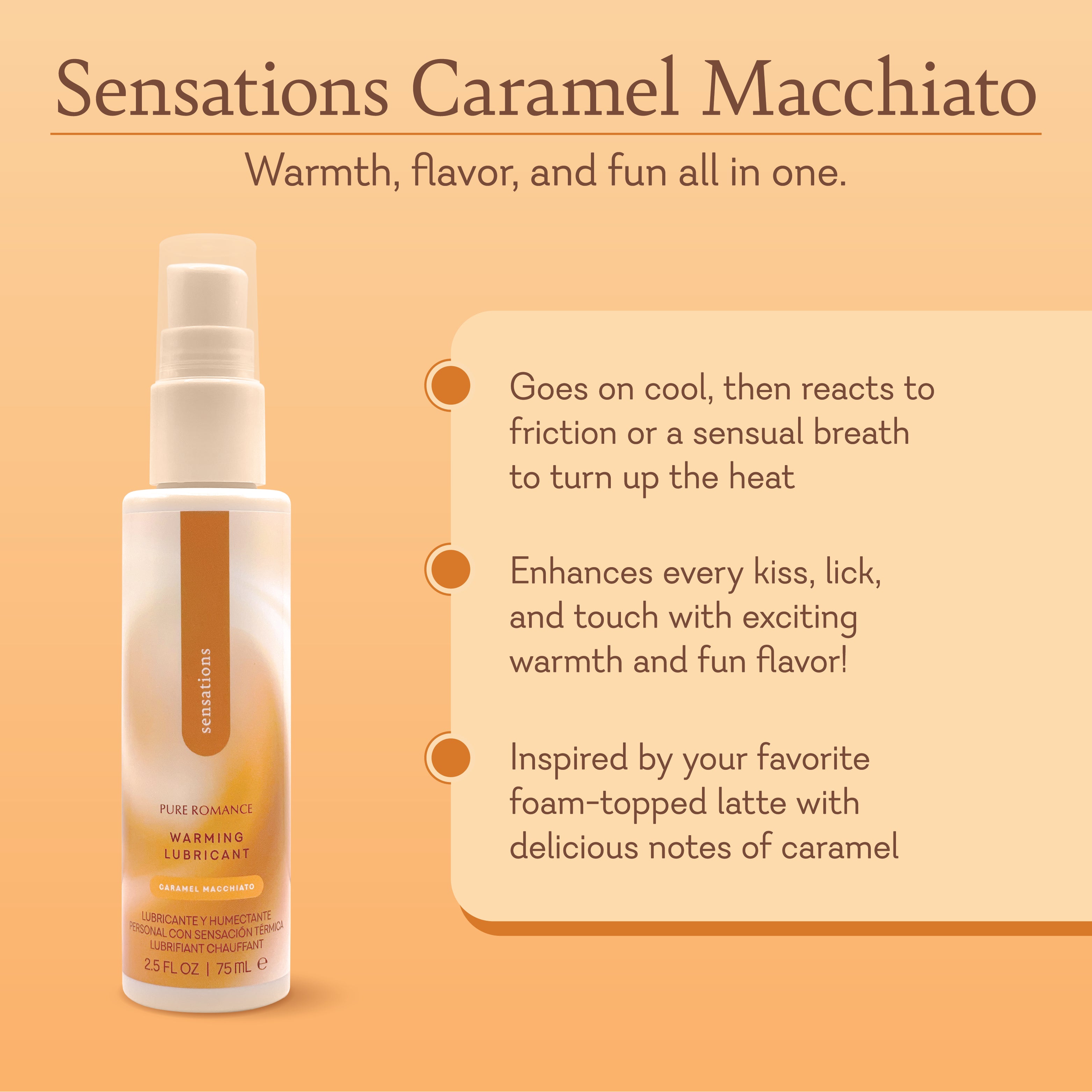 Sensations Caramel Macchiato Pure Romance New Zealand