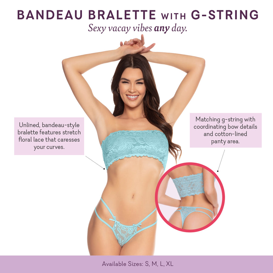 Bandeau Bralette with G-string