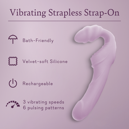 Vibrating Strapless Strap-On
